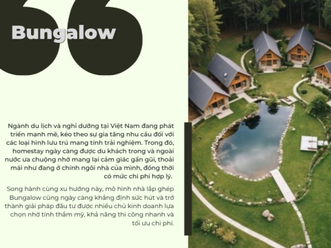 Nhà lắp ghép Bungalow là gì?